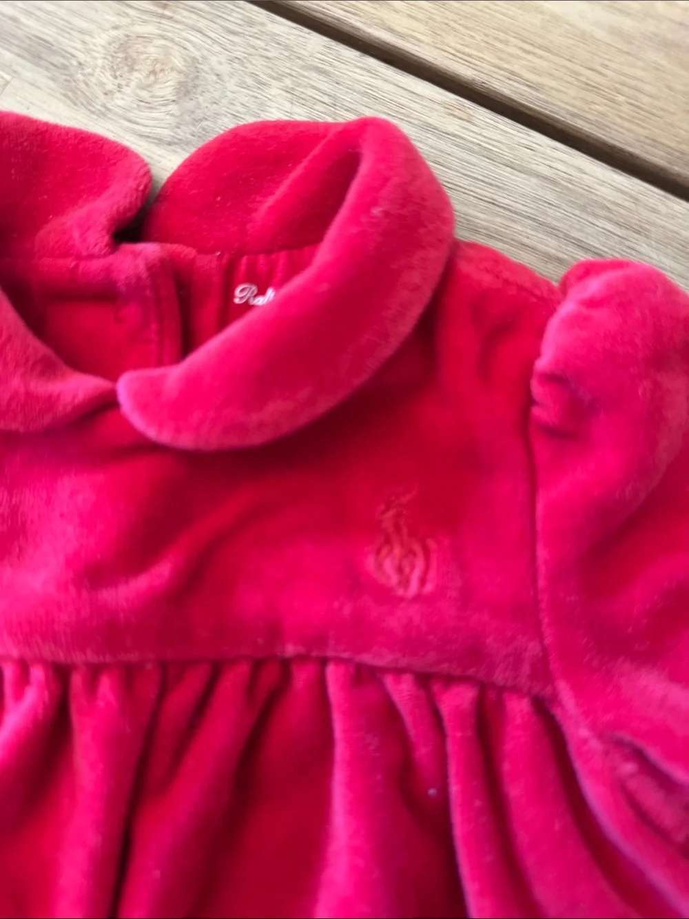 RALPH LAUREN velour dress and corduroy romper